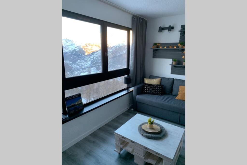 Studio 1600 Pied des pistes avec magnifique vue Puy-Saint-Vincent Extérieur photo